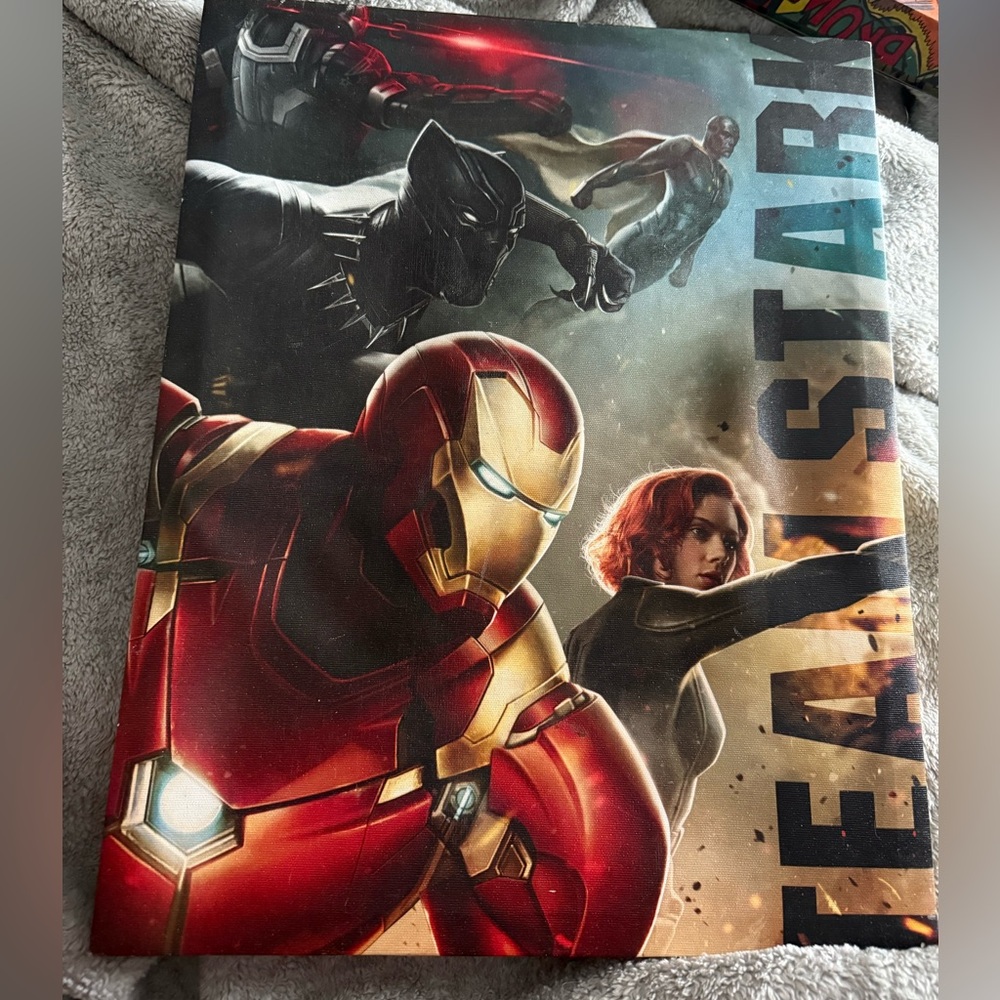 Marvel Avengers Heroes Notebook - Red, Black, Gold